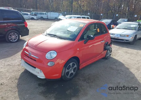 2015 Fiat 500E Battery Electric from USA, damaged, VIN 3C3CFFGE0FT549679